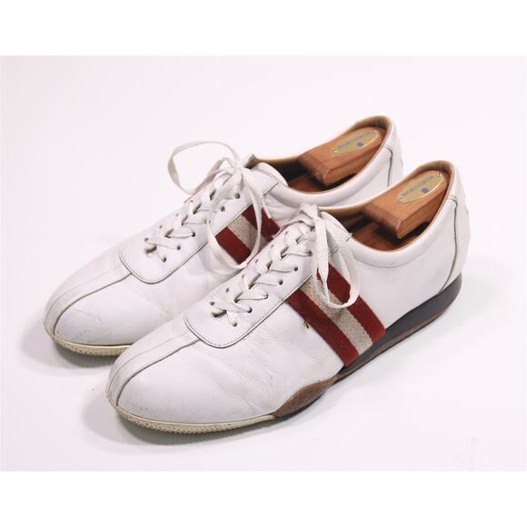 Bally Men's Free Model Low Top Leather Sneakers US 11.5 - Picture 2 of 11